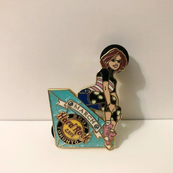 2007 Hard Rock Cafe Toronto Birthstone Girl Series Pin  March Limited Edition - Picture 10 of 13